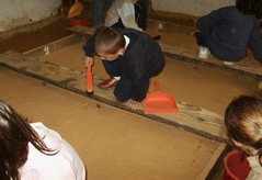 Le Manoir du Chambon - atelier fouilles archéologiques - recherche