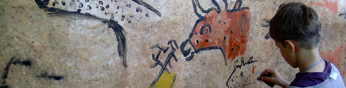 Le Manoir du Chambon - art pariétal dans une grotte artificielle