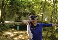 Le Manoir du Chambon - abri sous roche de castelmerle - tir au propulseur