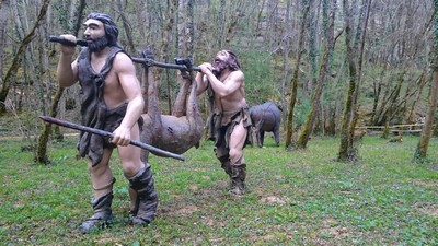 Le Prehisto-parc - retour de chasse