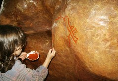 Le Manoir du Chambon - séjour préhistoire - art pariétal au pinceau Le Manoir du Chambon - séjour préhistoire - art pariétal au pinceau